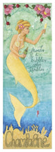 "Nouveau Mermaid Champagne" Digital Paper Print by Elyse DeNeige, 26"x74"