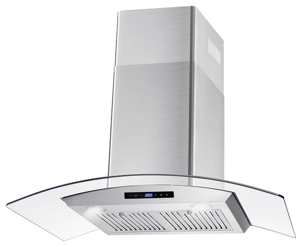 5-Piece Kitchen, 36" 240V Dual Fuel Range and 36" Wall Mount Range Hood