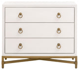 Strand Shagreen 3-Drawer Nightstand