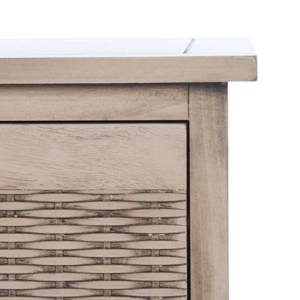 Safavieh Landers 3 Drawer Storage Bench, Sand