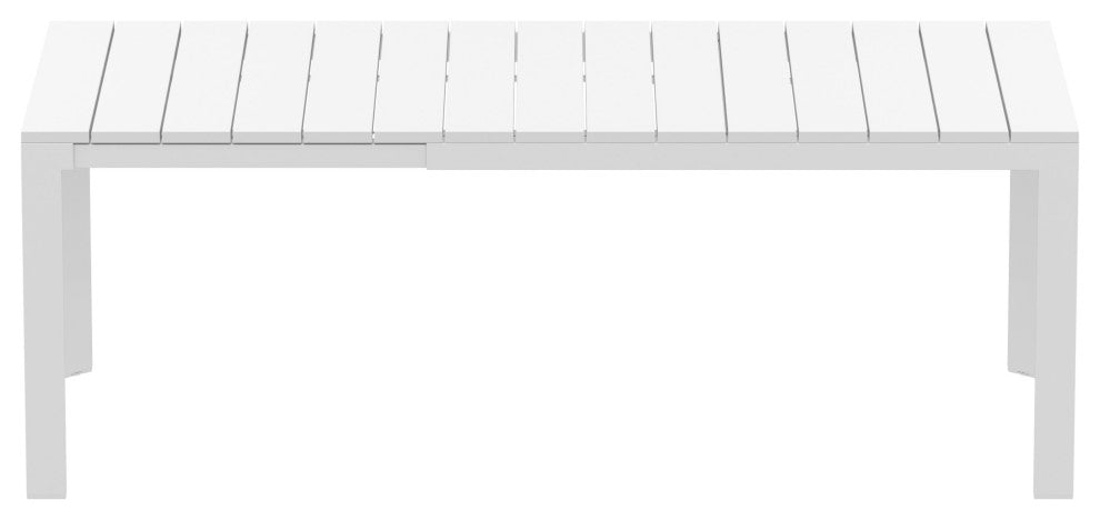 Atlantic Dining Table 55, 83" Extendable White