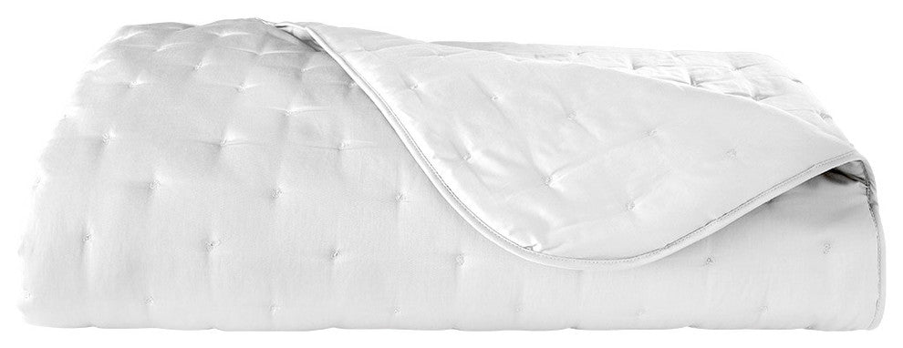 Yves Delorme Triomphe Bedding, Blanc, Twin, Quilted Coverlet
