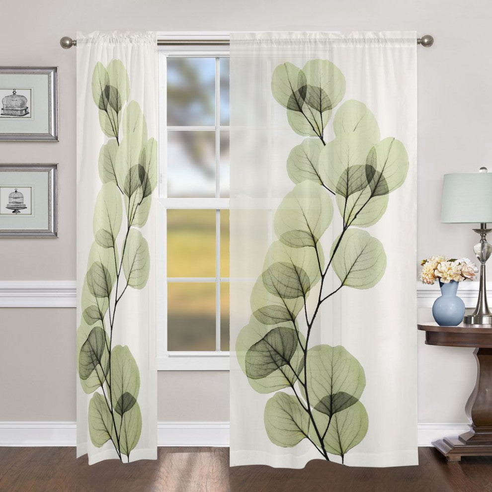 Eucalyptus Sheer, 95"x50"