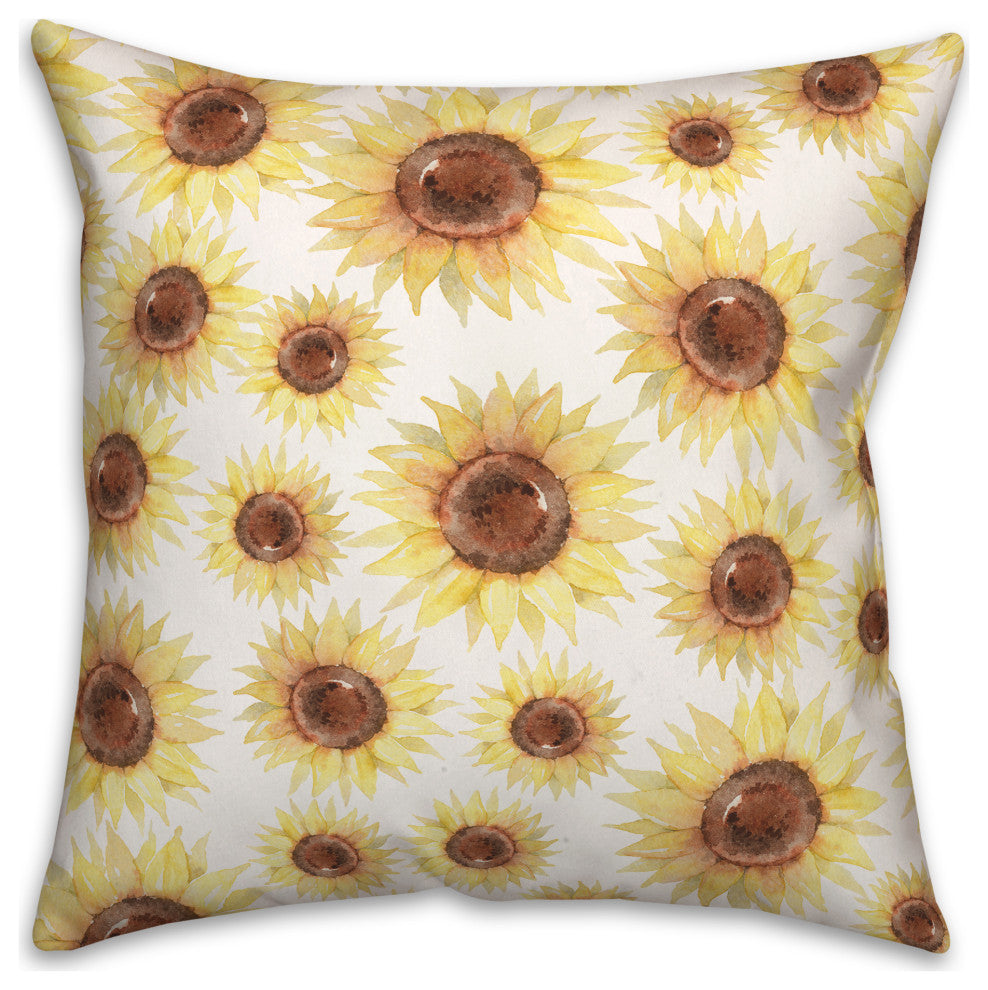 Home Sunflower 18x18 Indoor / Outdoor Pillow