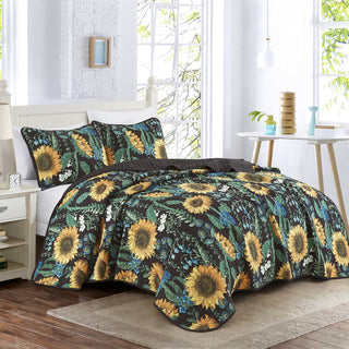 Sunny 3 Piece Bedspread Set, Queen