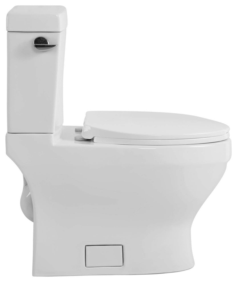 Fine Fxitures Modern Two Piece Elongated Toilet Ada Compliant