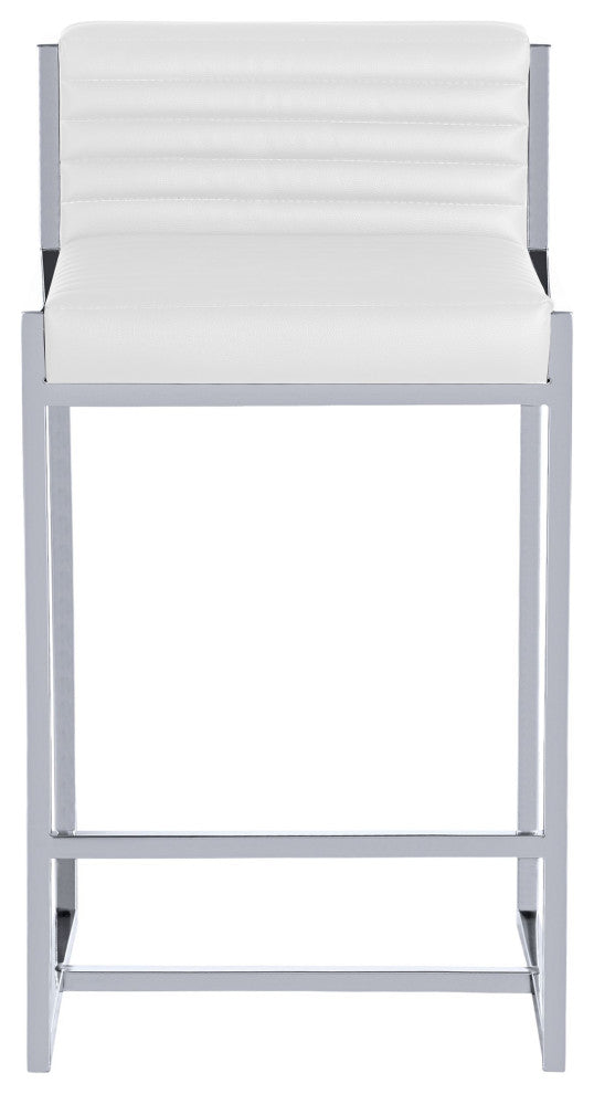 Ripple Counter Stool (Set of 2), White
