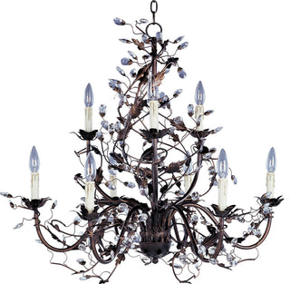 Maxim Lighting Elegante 9-Light Chandelier Oil Rubbed Bronze - 2852OI