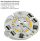 10" Peony LED Barn Light With Sleek Arm, White
