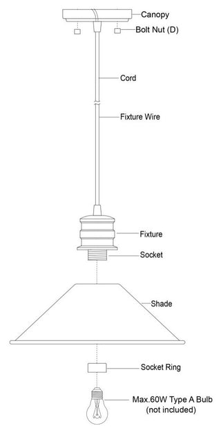 Akron 12" 1 Light Pendant Oil Rubbed Bronze and Matte White