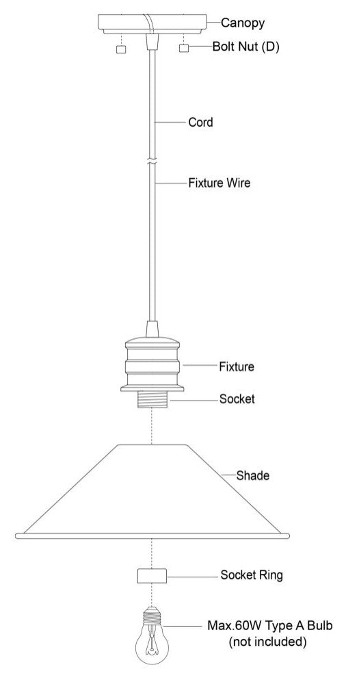 Akron 12" 1 Light Pendant Oil Rubbed Bronze and Matte White