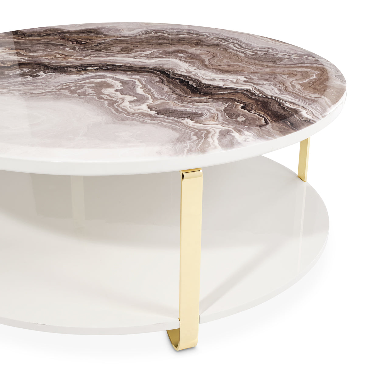 Ariana Cocktail Table, Gold