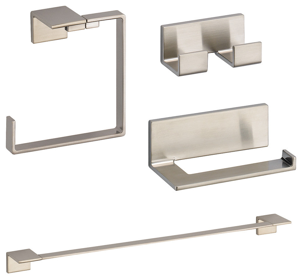 Delta Vero 4-Piece Accessory Kit, Stainless