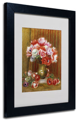 'Anemones, 1909' Canvas Art, White Matte, Black Frame, 11" X 14"