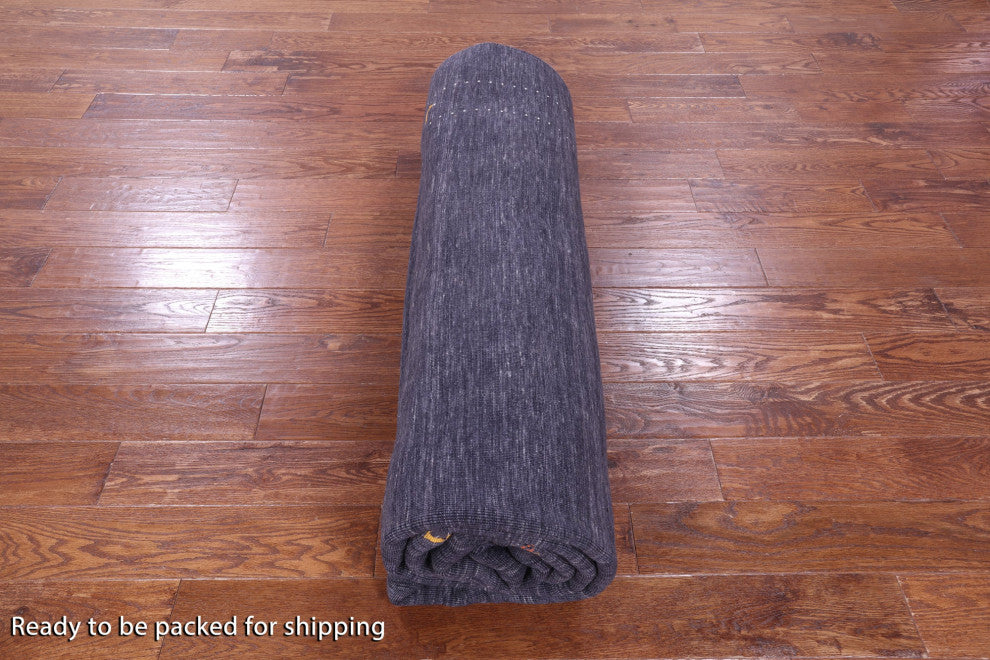8' 0" X 10' 0" Persian Gabbeh Hand Knotted Wool Rug - Q15123