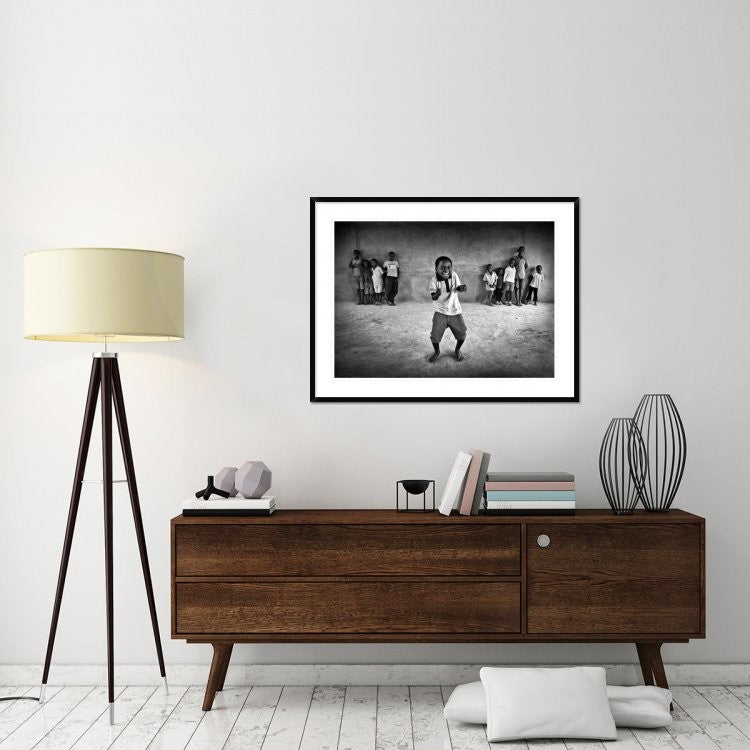 "The Performer" Framed Digital Print by Marc Apers, 44x33"
