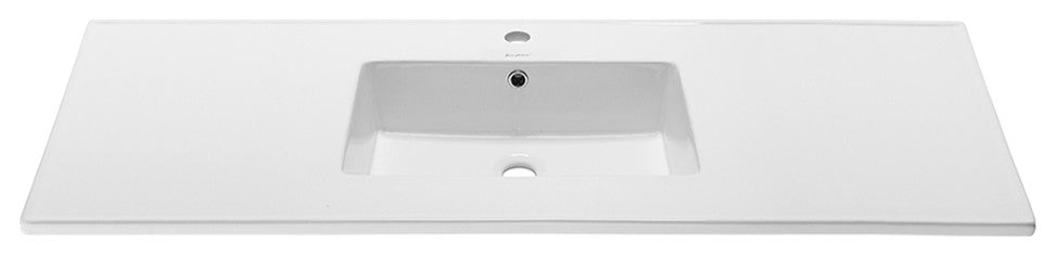 Voltaire 49" Vanity Top Sink with Single Faucet Hole