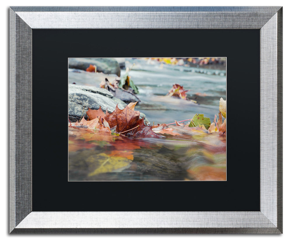 Jason Shaffer 'Maple Creek' Matted Framed Art, Silver Frame, Black Mat, 20x16