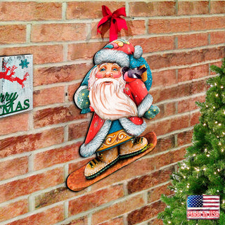 Snow Blocking Santa Dec