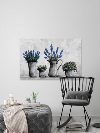 "Stunning Lavender" Painting Print on Wrapped Canvas