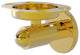 Soho Collectin Tumbler and Toothbrush Holder, Polished Brass
