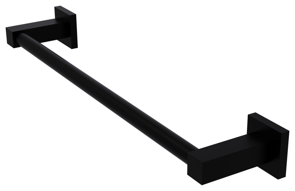 Montero Contemporary 24" Towel Bar, Matte Black