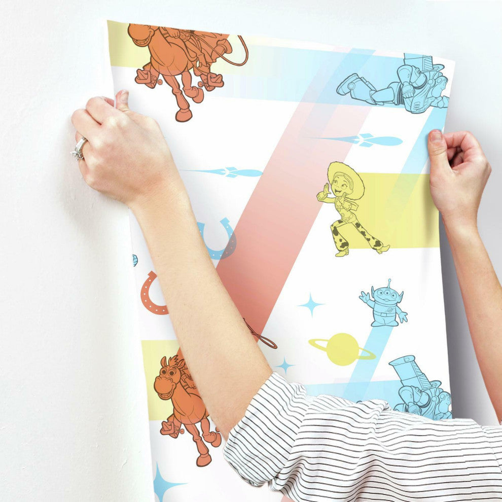 Disney and Pixar Toy Story 4 Retro Wallpaper