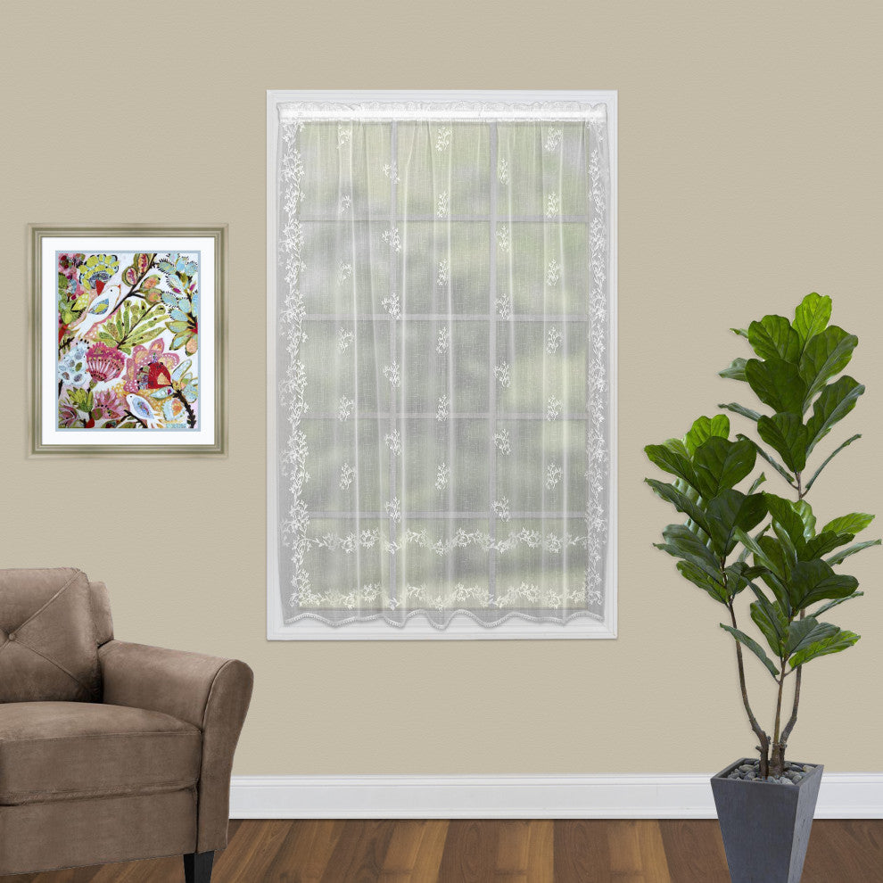 Sheer Divine 60"x63" Panel, White
