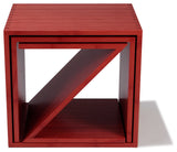 ZON Nesting Tables , Set of 3, Ruby
