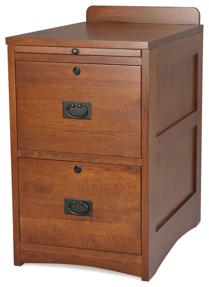Mission Solid Oak 2-Drawer File Cabinet