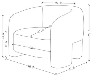 Manhattan Comfort Sylvia Accent Chair
