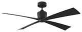 Launceton 56" Ceiling Fan Midnight Black