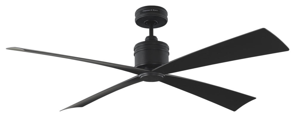 Launceton 56" Ceiling Fan Midnight Black