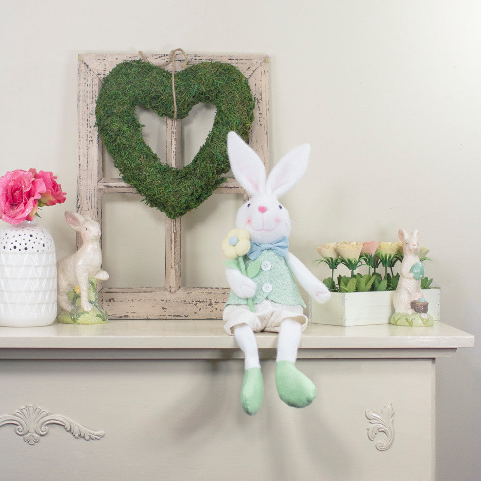 Boy Bunny Rabbit Easter and Spring Figure - 24" - Green