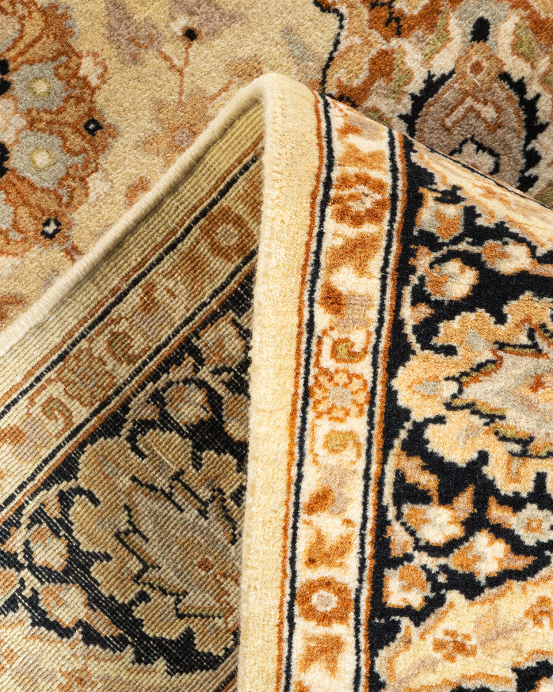 Mogul, One-of-a-Kind Hand-Knotted Area Rug Beige, 3' 1" x 8' 1"