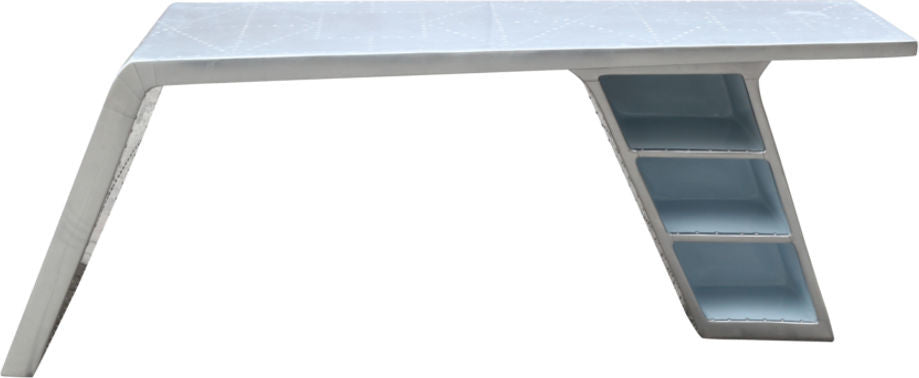 Classics Metolic Desk, Silver