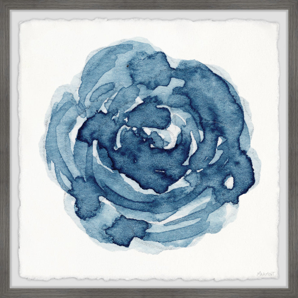 "Spiral Maze" Framed Painting Print, 18x18