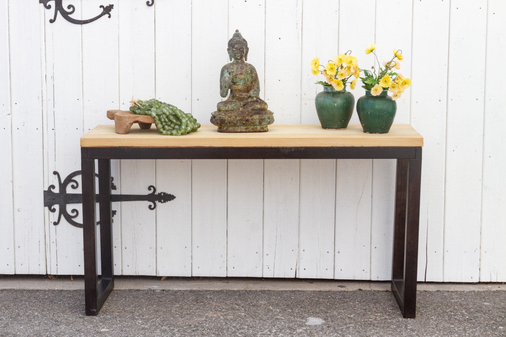 Industrial Style Console Table
