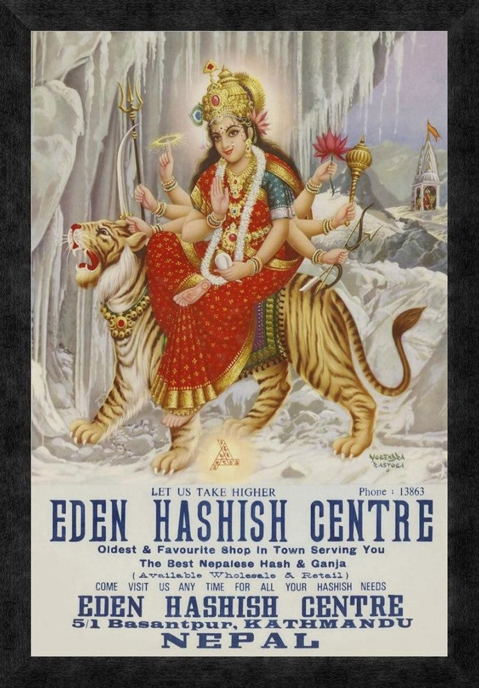 "Vintage Vices: Eden Hashish Center"  by Vintage Vices, 18x26"