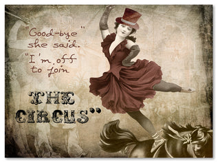 Color Bakery 'Join The Circus' Canvas Art, 32"x24"