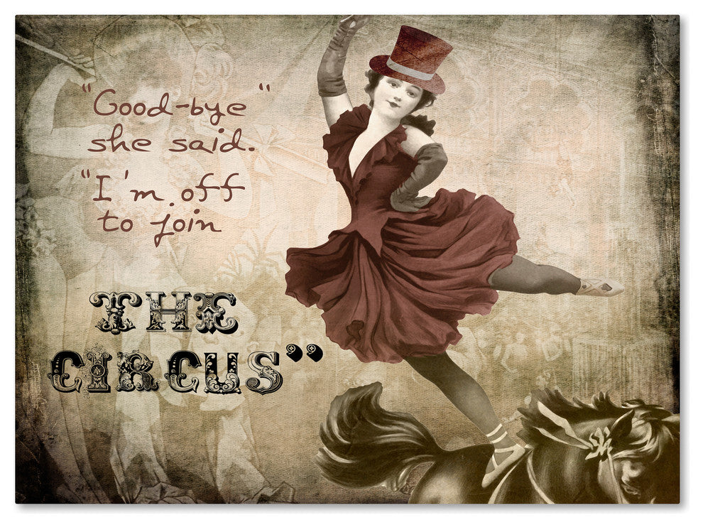 Color Bakery 'Join The Circus' Canvas Art, 32"x24"