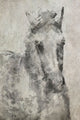 Marmont Hill, "White Grey Horse" by Irena Orlov Painting Wrapped Canvas, 30x45