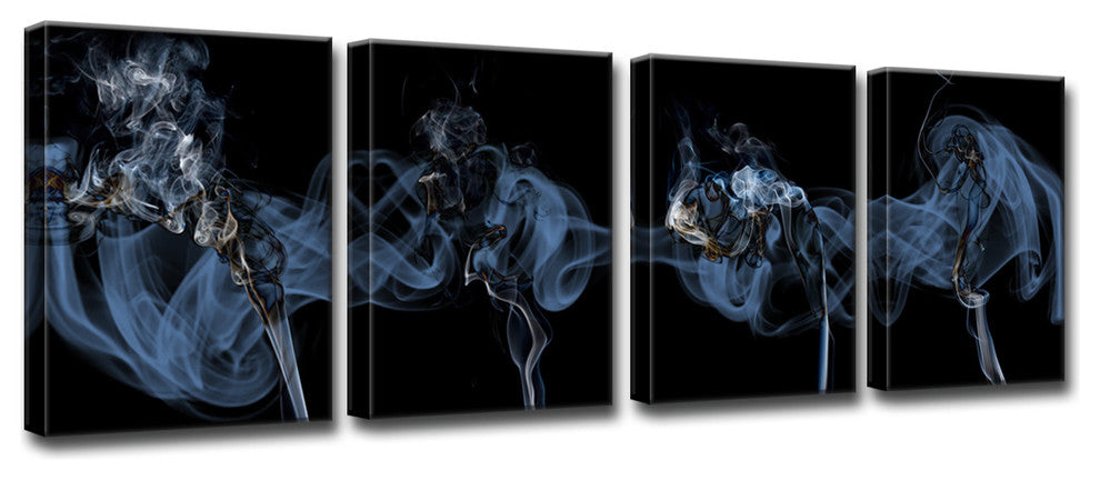 Ready2HangArt 'Glitzy Mist XXXIX' by Tristan Scott, 16"x48", 4 Piece Set