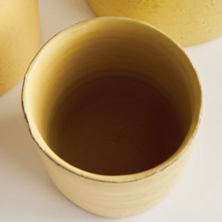 Studio Cachepots Yellow, Set of 3