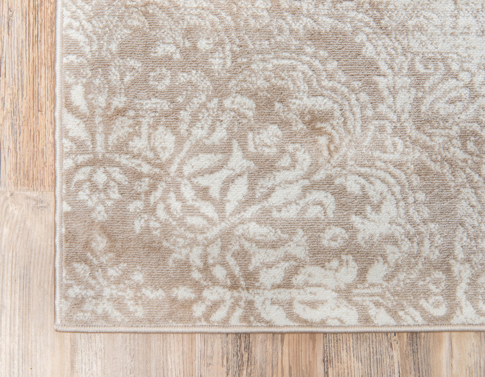 Unique Loom Beige Grand Sofia 3'' 3 x 5'' 3 Area Rug