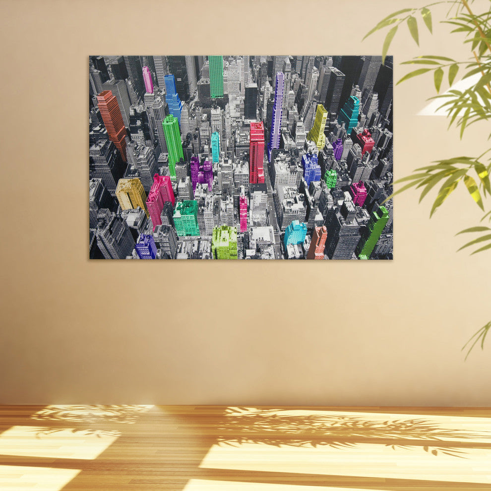 Colorful New York Canvas Wall Art