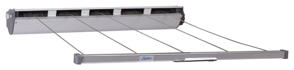 Household Essentials Retractable 5-Line Laundry Drying Rack