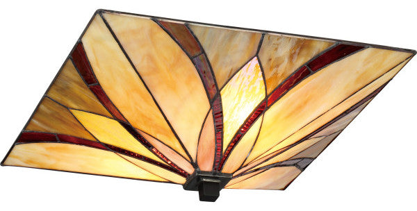 Asheville 2-Light Flush Mount, Valiant Bronze