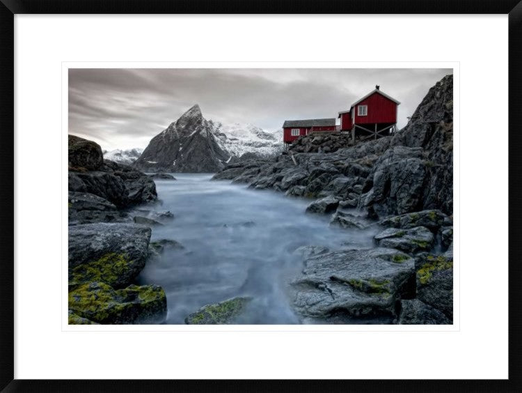 "Living Norway" Framed Digital Print by Liloni Luca, 30x22"