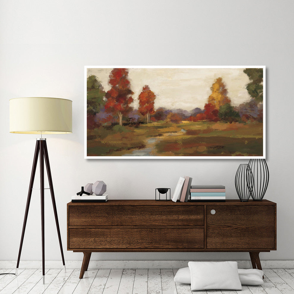 "Fall Creek" Digital Paper Print by Silvia Vassileva, 74"x38"